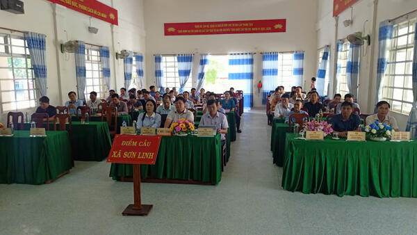 ĐẢNG ỦY XÃ SƠN LINH TỔ CHỨC HỘI NGHỊ TRỰC TUYẾN