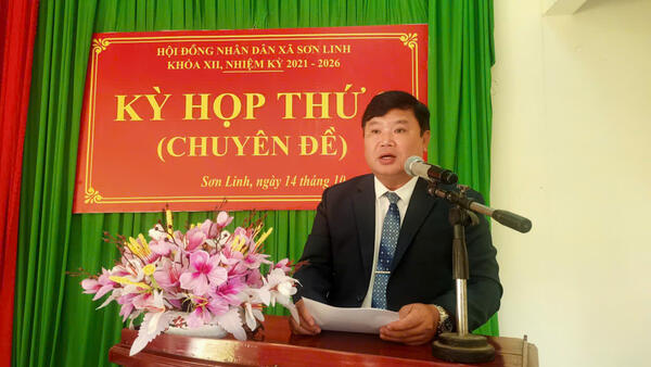 HỘI ĐỒNG NHÂN DÂN XÃ SƠN LINH TỔ CHỨC KỲ HỌP THỨ 3 (CHUYÊN ĐỀ) NĂM 2025